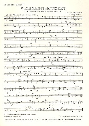 Ich verkndige euch groe Freude - Weihnachtskonzert fr 2 Soprane und Bc (2 Violinen und Bc)