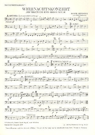 Ich verkndige euch groe Freude - Weihnachtskonzert fr 2 Soprane und Bc (2 Violinen und Bc)