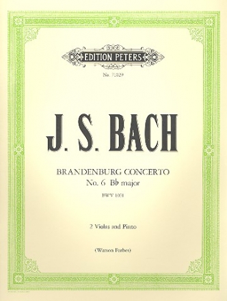Brandenburgisches Konzert Nr.6 B-Dur BWV1051 für 2 Violen und Klavier