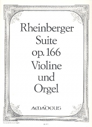 Suite c-Moll op.166 fr Violine und Orgel