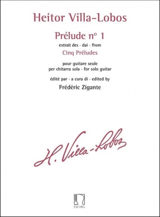 Prlude mi mineur no.1 pour guitare