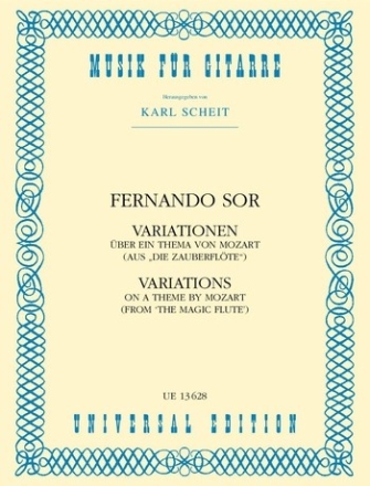 Variationen ber ein Thema von Mozart op.9 fr Gitarre