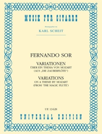 Variationen ber ein Thema von Mozart op.9 fr Gitarre
