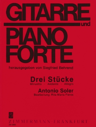 3 Stcke fr Gitarre und Klavier