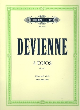 3 Duos op.5 für Flöte und Viola Stimmen