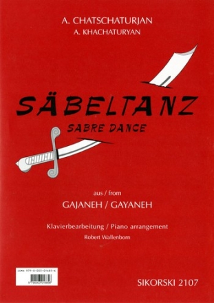 Sbeltanz aus Gajaneh fr Klavier