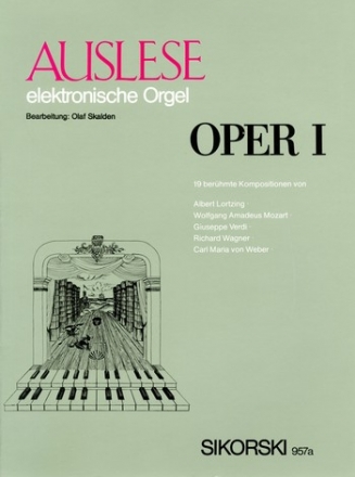 Auslese Oper Band 1 fr E-Orgel