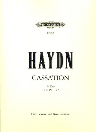Cassation D-Dur Hob.IV:D2 fr Flte, Violine und Bc