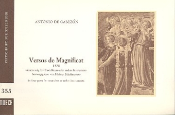 Versos de Magnificat fr 4 Blockflten oder andere Instrumente,  Spielpartitur