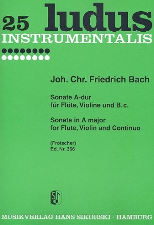 Sonate A-Dur fr Flte, Violine und Bc