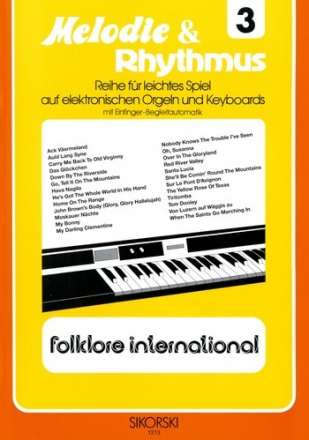 Folklore international: fr E-Orgel / Keyboard