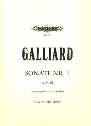 Sonata a-Moll Nr.1 fr Posaune und Klavier