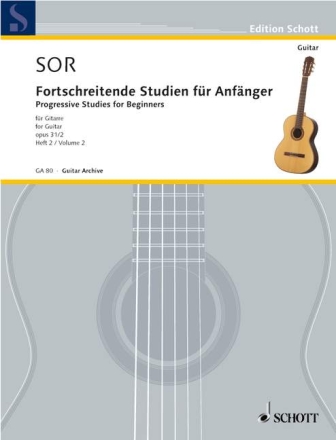 24 fortschreitende Studien fr Anfnger Band 2 fr Gitarre