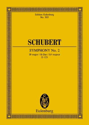 Sinfonie B-Dur Nr.2 fr Orchester Studienpartitur