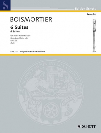 6 Suiten op. 35 fr Alt-Blockflte
