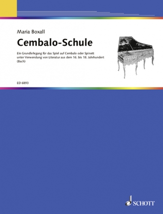 Cembalo-Schule fr Cembalo oder Spinett