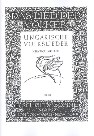 Ungarische Volkslieder Band 12 fr Singstimme und Klavier