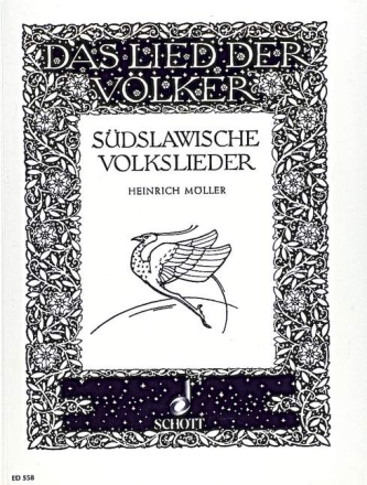 Sdslawische Volkslieder Band 8 fr Singstimme und Klavier