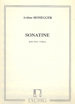 Sonatine pour 2 violons Spielpartitur