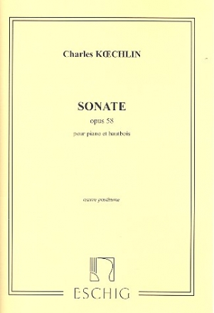Sonate op.58 pour hautbois et piano