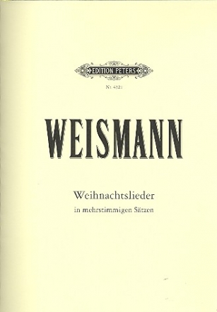 Weihnachtslieder fr gem Chor a cappella Partitur (dt)