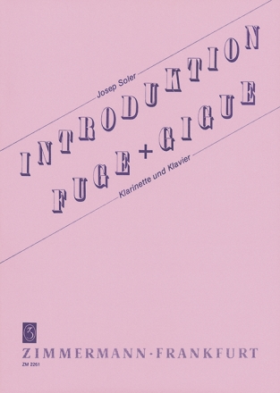 Introduktion, Fuge und Gigue fr Klarinette und Klavier