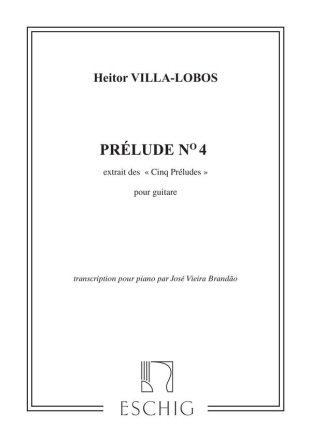 Prelude Nr. 4 (5 Preludes) pour piano