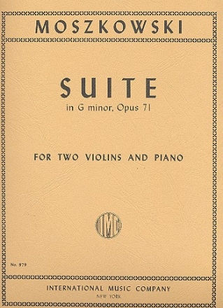 Suite g minor op.71 for 2 violins