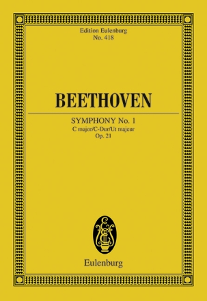 Sinfonie C-Dur Nr.1 op.21 fr Orchester Studienpartitur