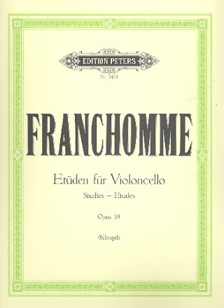 12 Etüden op.35 für Violoncello