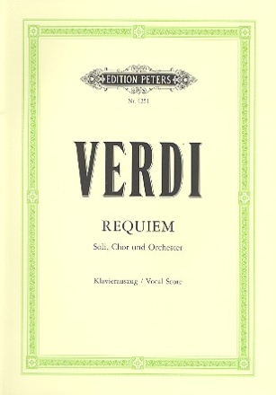 Requiem (1874) für Soli, Chor und Orchester Klavierauszug