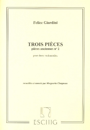 3 pices pour 2 violoncelles