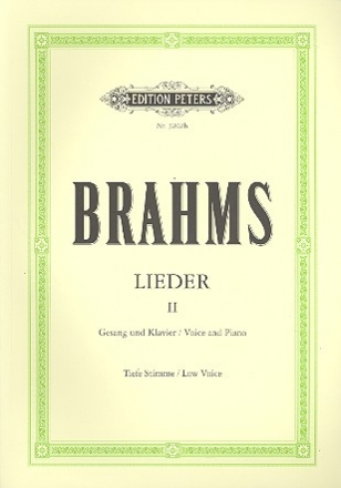 Lieder Band 2 fr Gesang (tief) und Klavier (dt/en)