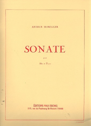 Sonate pour alto et piano