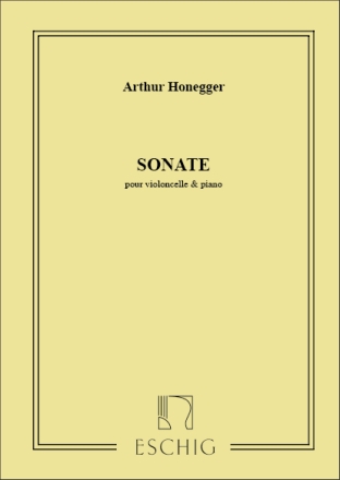 Sonate pour violoncelle et piano