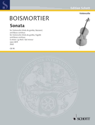 Sonate g-Moll op.26,5 für Violoncello und Bc