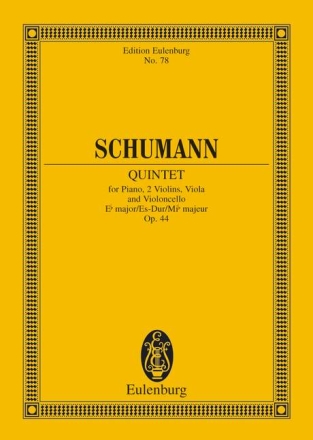 Quintett Es-Dur op.44 fr Klavier und Streichquartett Studienpartitur