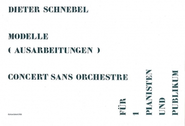 Concert sans orchestre fr 1 Pianisten (und Publikum)