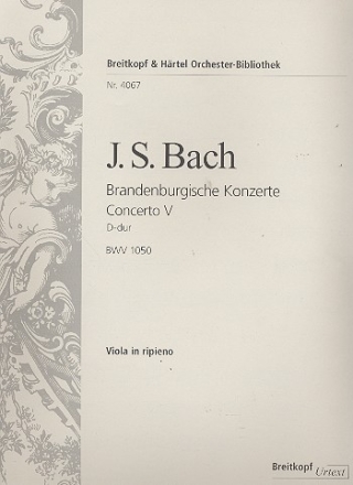 Brandenburgisches Konzert D-Dur Nr.5 BWV1050 fr Orchester Viola