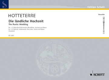 Die lndliche Hochzeit fr ein oder mehrere Melodie-Instrumente (Blockflten, Geigen usw.) mi