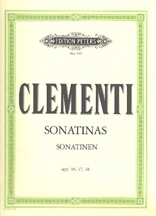 Sonatinen op.36, op.37 und op.38 fr Klavier
