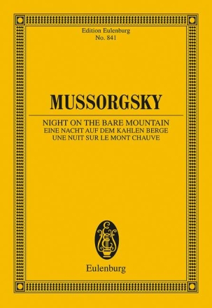 Eine Nacht auf dem kahlen Berge fr Orchester Studienpartitur