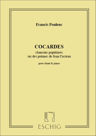 Cocardes chansons populaires pour voix et piano (fr)