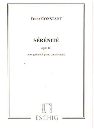 SERENITE POUR GUITARE ET PIANO, OP.80 PARTITUR+STIMME