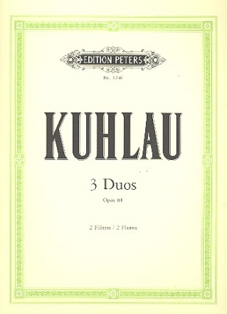 3 Duos op.81 fr 2 Flten Stimmen