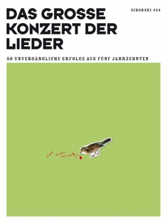 Das groe Konzert der Lieder fr Klavier(Gesang/Gitarre