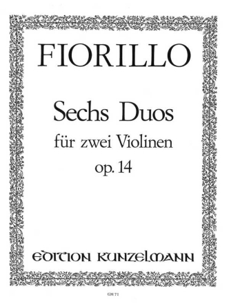 6 Duos op.14 fr 2 Violinen Stimmen