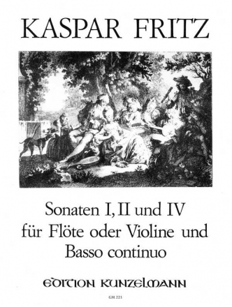 Sonaten 1, 2 und 4 aus '6 Sonaten' fr Flte (Violine) und Bc