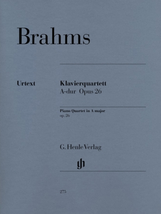 Quartett A-Dur op.26 fr Violine, Viola, Violoncello und Klavier
