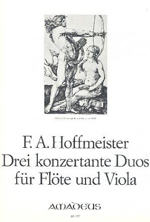 3 konzertante Duos für Flöte und Viola Stimmen